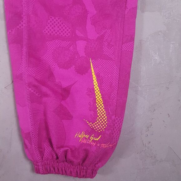 NIKE Dri-Fit Standard Issue Basketball Pants Mens Size SMALL Pink Purple Floral - Picture 6 of 10